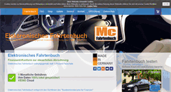 Desktop Screenshot of mcfahrtenbuch.de
